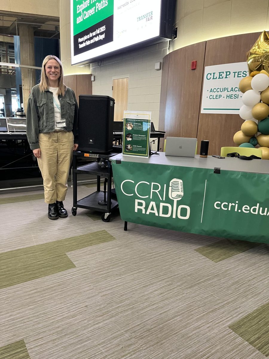 Elizabeth Woodie, CCRI Radio Station Manager, Lab Equipment Manager, Communications and Film/Media.
