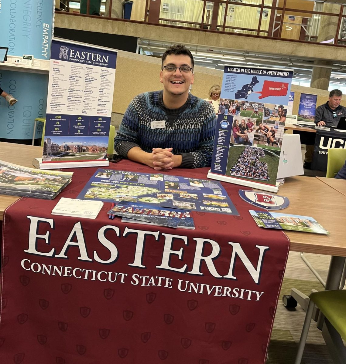 Brandon Martins from Eastern Connecticut State University.